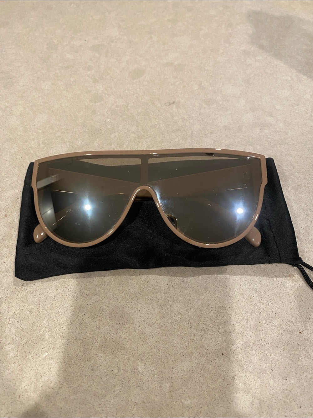 Brown Shield Sunglasses - Women Accessories
